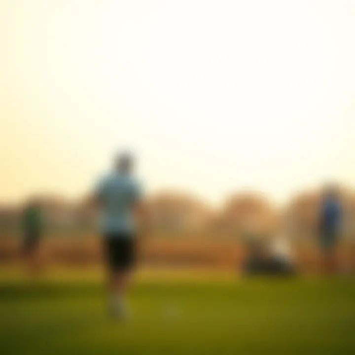 Golfers Relishing the Green Golfers enjoying an exquisite day on the green
