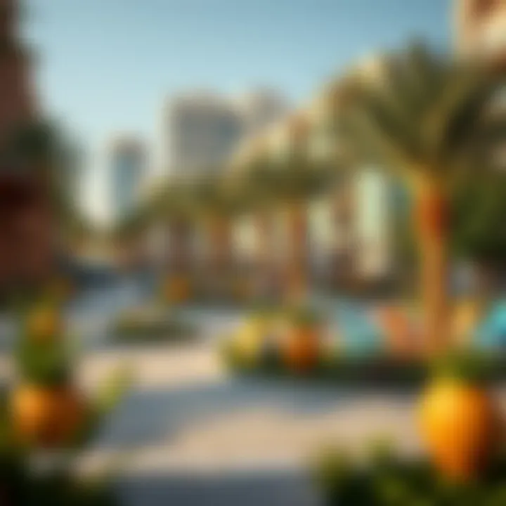 Vibrant community spaces in Emaar projects