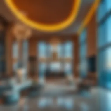 Luxurious interior of a residential Emaar development