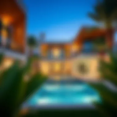 Modern Architectural Design Modern architectural design of a garden view villa