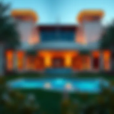 Elegant Clubhouse Architecture Elegant clubhouse with stunning architecture