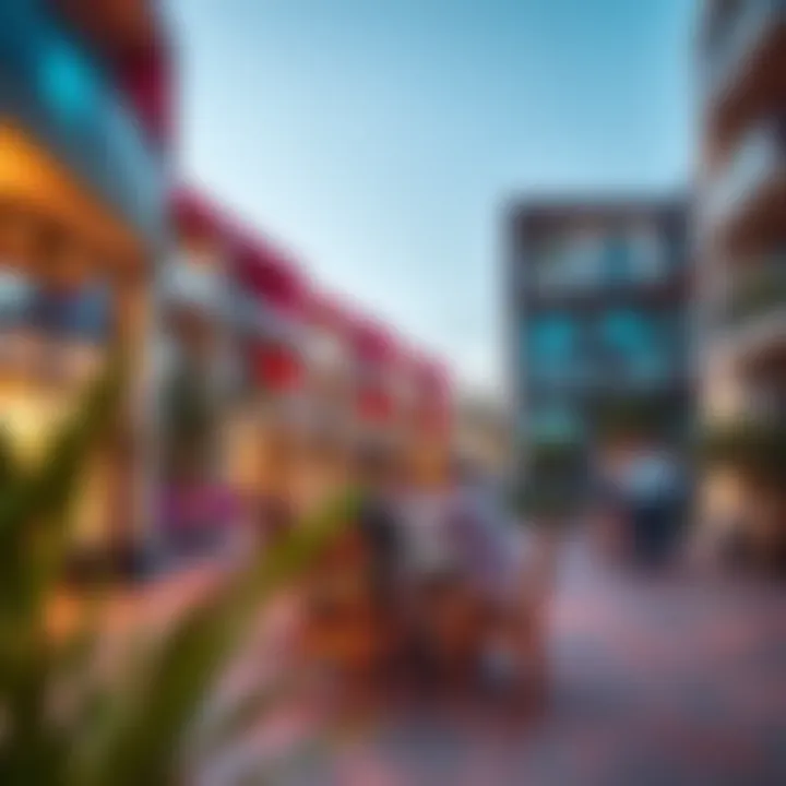 Vibrant community spaces in Khail Heights emphasizing social interaction