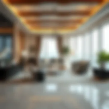 Elegant Interiors of Marina Residence Luxurious living spaces inside Marina Residence with elegant decor