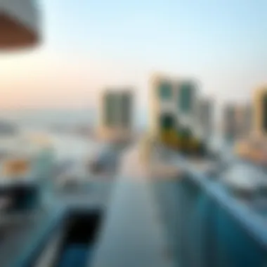 Stunning waterfront vistas from the Marina Residence balconies