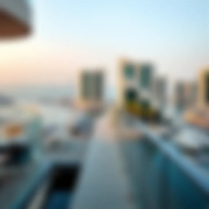 Stunning waterfront vistas from the Marina Residence balconies