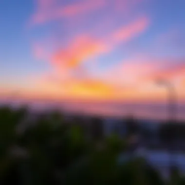 Spectacular sunset over مرسى عجمان الجرف