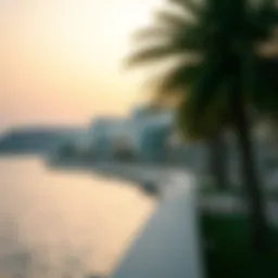 Stunning waterfront view of مرسى عجمان الجرف