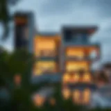 Modern Dubai villa showcasing contemporary architectural design