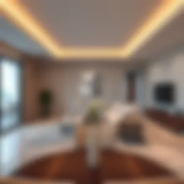 Modern Living in Al Khail Gate Stylish one-bedroom apartment interior showcasing modern design