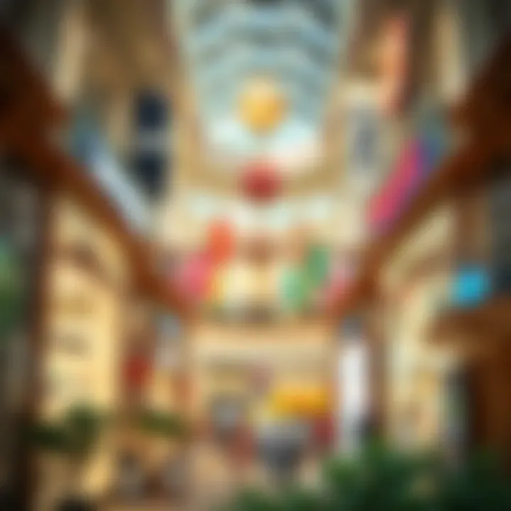 Vibrant Interior of رحمانية مول Interior shot highlighting the vibrant shopping environment within رحمانية مول.