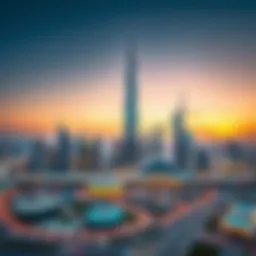 Stunning skyline of Dubai showcasing modern real estate
