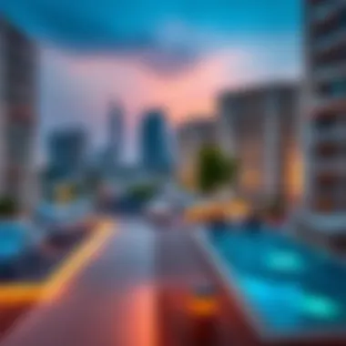 Understanding Rental Prices Illustration of rental pricing trends in Dubai