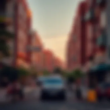 A vibrant Dubai neighborhood highlighting rental potential