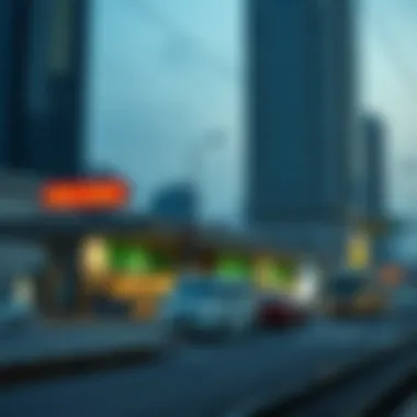 Dafza Metro Station and Its Vibrant Neighborhood Dafza Metro Station with Surrounding Area