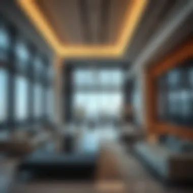 Contemporary Interior Design of A7 Building Interior spaces showcasing contemporary design features