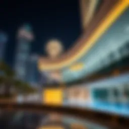Stunning architectural view of the Address in Downtown Dubai