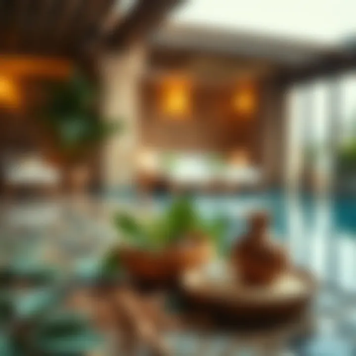 Natural ingredients used in spa treatments