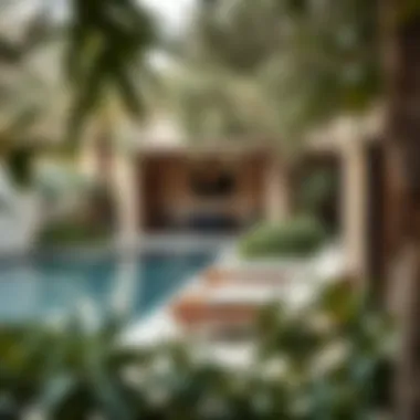 Harmonious Connection with Nature Outdoor relaxation area surrounded by nature