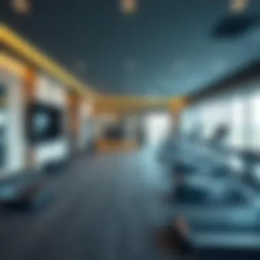State-of-the-art fitness center in Damac Hills 2