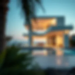 A stunning beach house designed by Ellington showcasing modern architecture and coastal views.