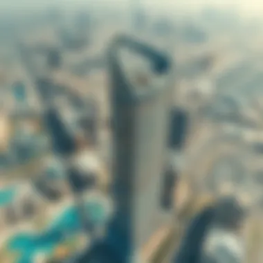 Architectural Marvel of One DWTC Aerial view of One DWTC showcasing its architectural design