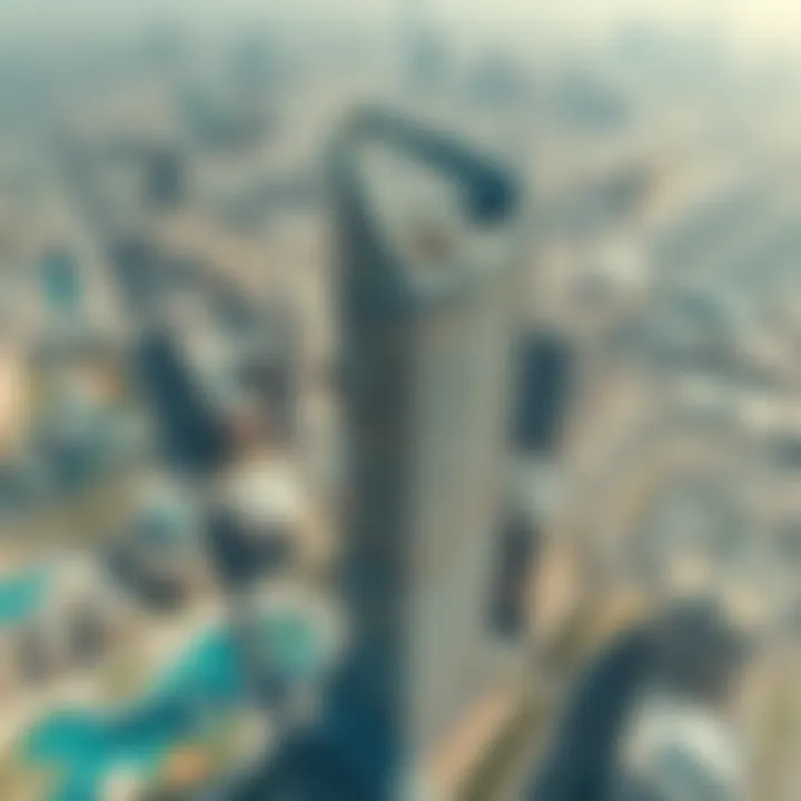 Architectural Marvel of One DWTC Aerial view of One DWTC showcasing its architectural design