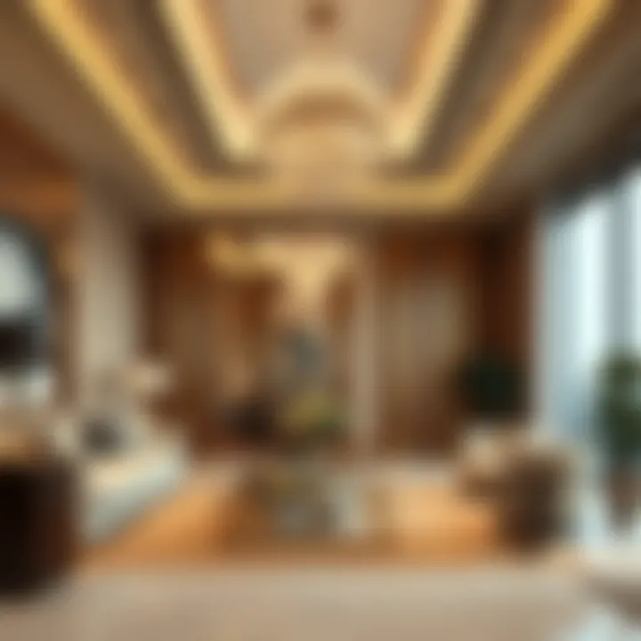 Inside Luxury: The Elegance of Dubai Properties Luxurious interior of a high-end Dubai property