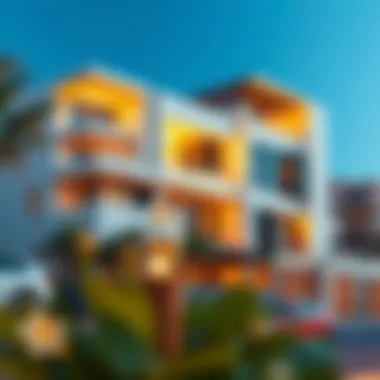 Contemporary Real Estate in Al Quoz Modern architecture in Al Quoz reflecting real estate trends