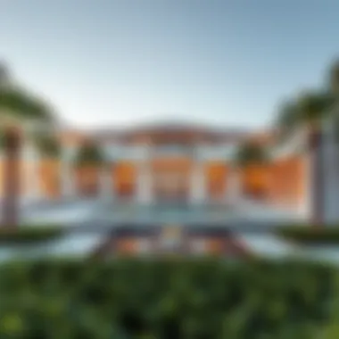 Luxury villa with waterfront views in Palm Jumeirah