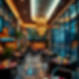 A vibrant dining atmosphere at Galleria Mall