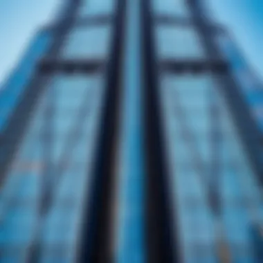 Facade Details of Burj Khalifa Close-up of Burj Khalifa's intricate facade and design elements reflecting modern architecture