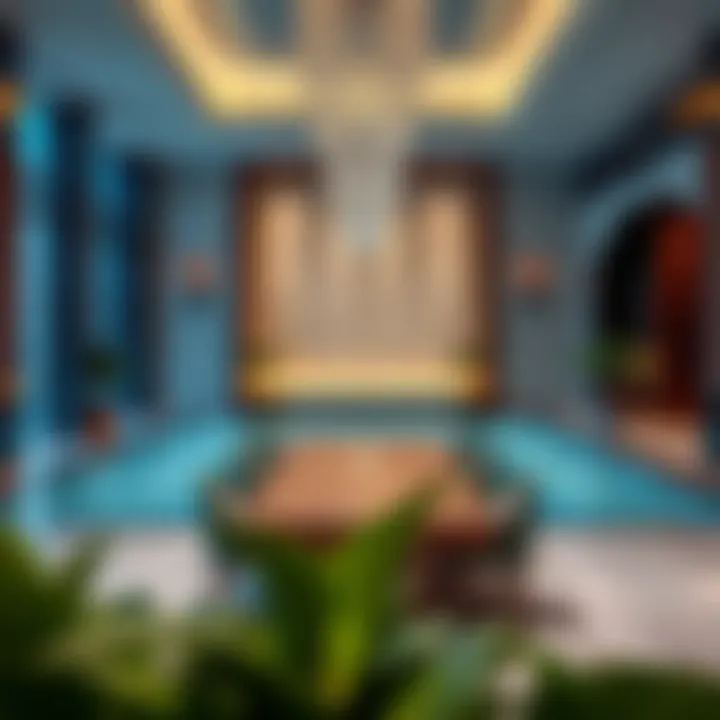 Luxurious amenities inside the Iridium Building