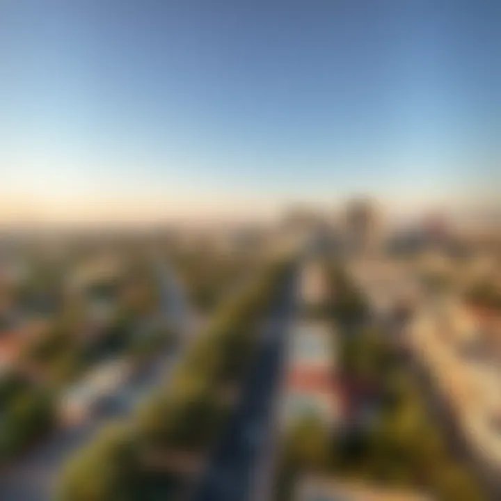 Panoramic view of Al Barsha area