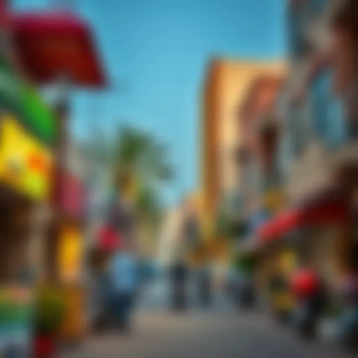 Vibrant street view capturing the essence of Jafiliya neighborhood