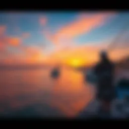 Stunning view of the Jumeirah coastline at sunset, showcasing vibrant skies and tranquil waters.