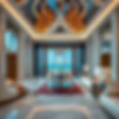 Luxurious interior space reflecting high-end lifestyle amenities