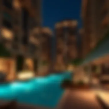 Luxurious residential development in Dubai