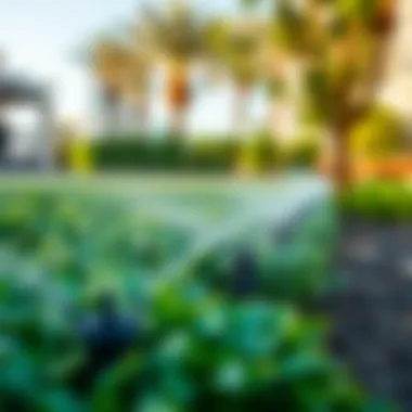 Water-Efficient Irrigation System Water-efficient irrigation system for gardens