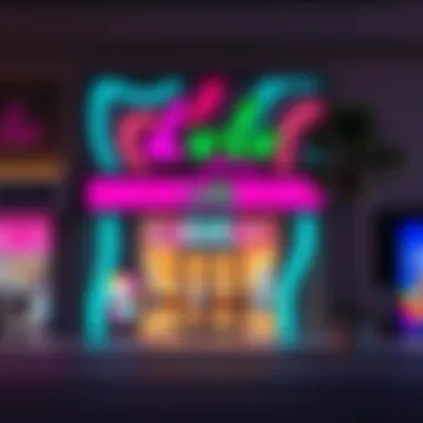 Vibrant Storefront of Lulu The vibrant storefront of Lulu emphasizing retail experience in Dubai Silicon Oasis.