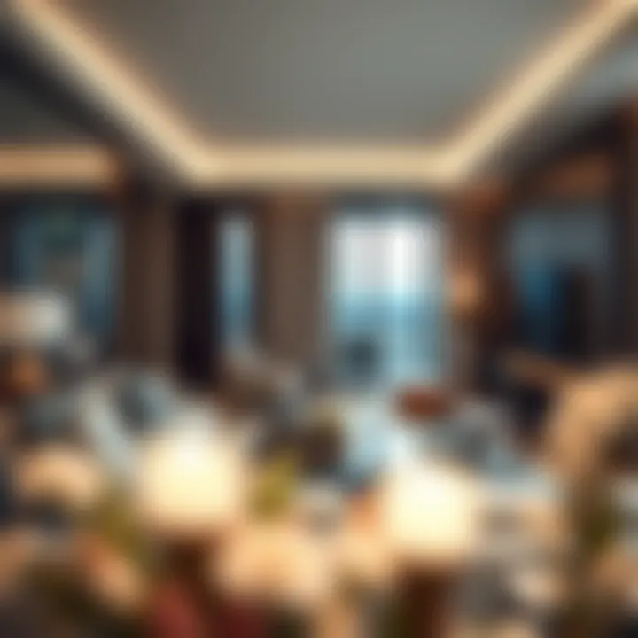 Sophisticated Interior Living at Millennium Talia Luxurious interior design of a residence featuring contemporary furnishings