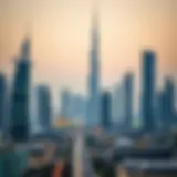 Overview of Dubai's skyline representing opportunities for freelancers