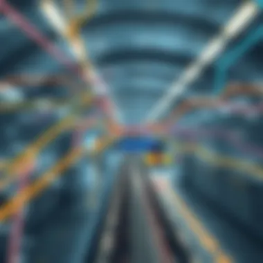 Map of Dubai Metro lines