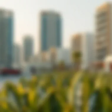 Sustainable features of Naya Nakheel highlighting eco-friendly initiatives