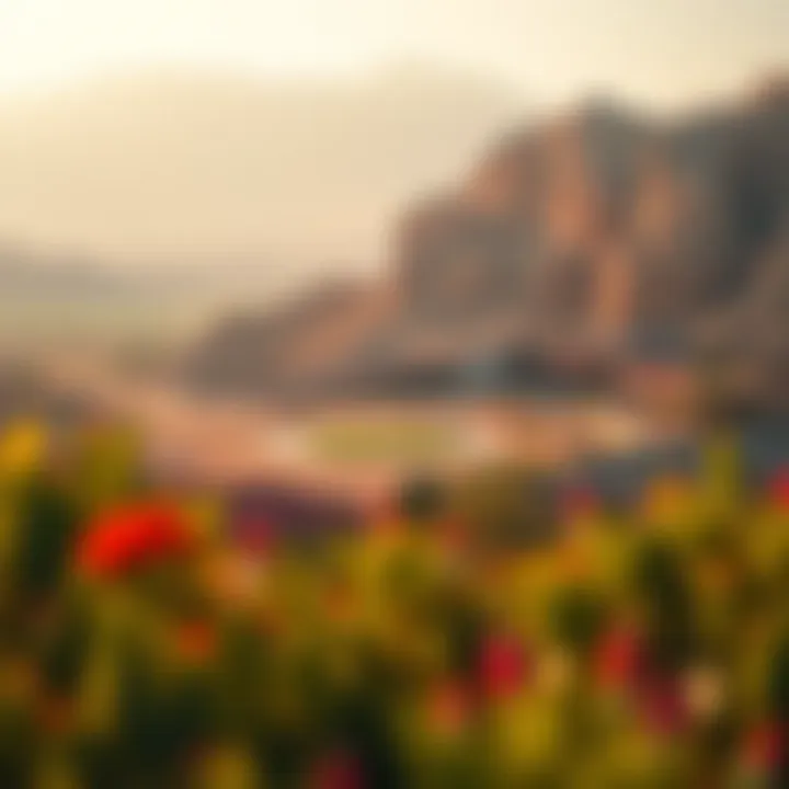 Surrounding Landscape of Nima the Valley Vibrant landscape and surroundings of Nima the Valley