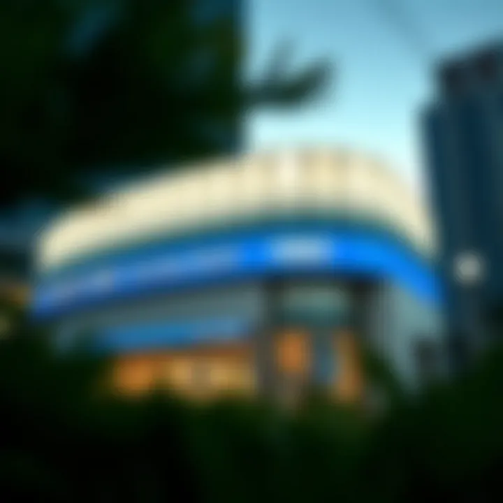 Emirates NBD Bank Branch A modern bank branch of Emirates NBD in Dubai