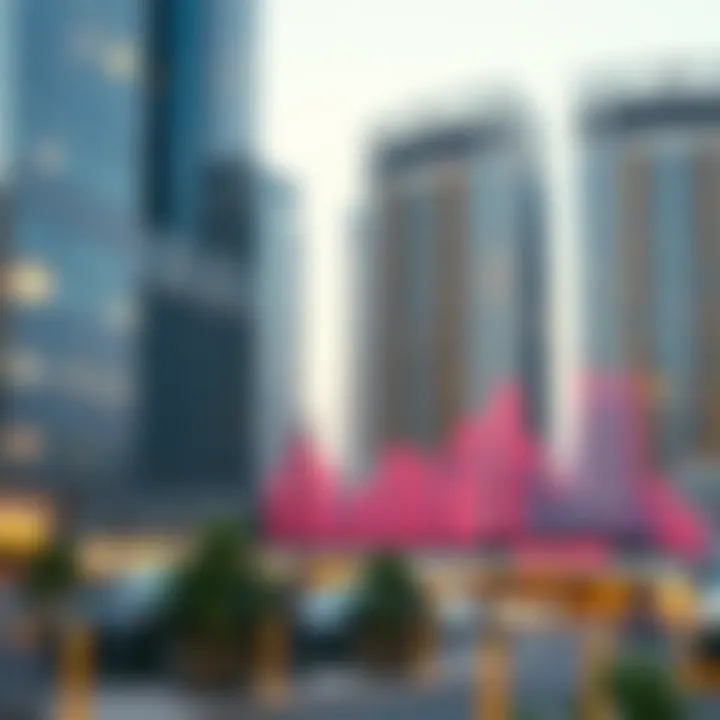 Charts showing market trends in UAE real estate