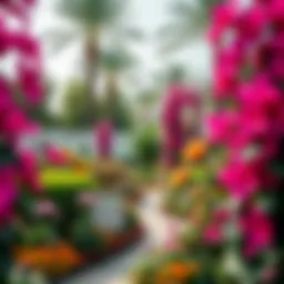Lush gardens of Rose 1 Emirates Gardens showcasing vibrant floral arrangements