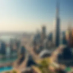 Stunning skyline view of Royal Citadel Business Bay