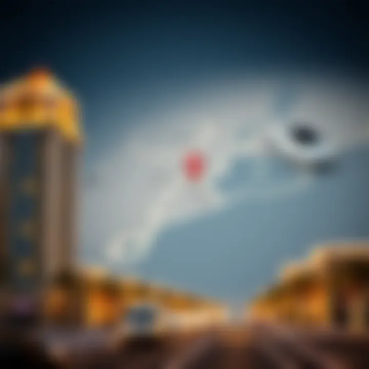Map pinpointing the strategic location of Salim 1 Arjan in Dubai