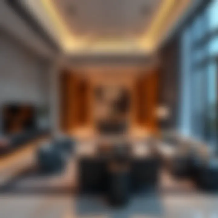 Elegant living space showcasing modern design